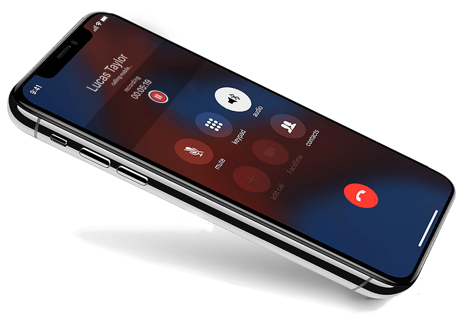 iphone recording a call